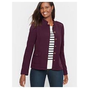 ATRIUM Blazer Collection Vintage Structured Fit Burgundy/Eggplant color Size 6
